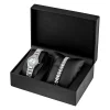 Mother Of Pearl Women's Watch & Bracelet Set In Stainless Steel