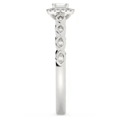 Multi-Diamond Ring In 10K White Gold (1/8 Ct. Tw.)