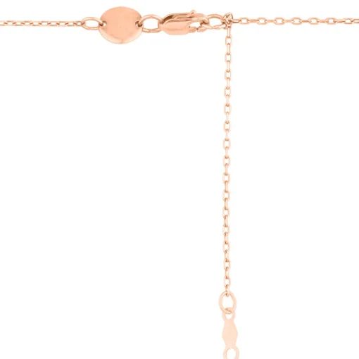 Multi-Gemstone Necklace In 10K Rose Gold
