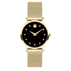 Museum Classic Ladies' Watch In Yellow Gold-Tone, 28Mm