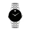 Museum Classic Men's Watch With Black Dial In Stainless Steel, 40Mm