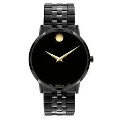 Museum Classic Men's Watch In Black Ion-Plated Stainless Steel, 40Mm