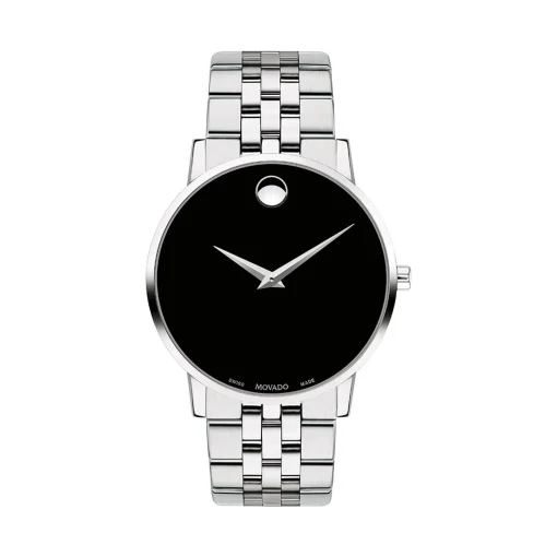 Museum Classic Men's Watch With Black Dial In Stainless Steel, 40Mm