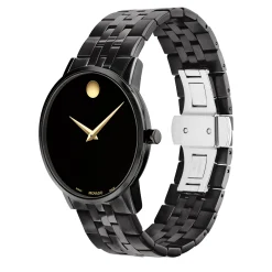Museum Classic Men's Watch In Black Ion-Plated Stainless Steel, 40Mm