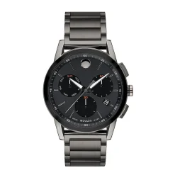 Museum Sport Men's Watch In Black Ion-Plated Stainless Steel, 43Mm