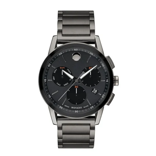 Museum Sport Men's Watch In Black Ion-Plated Stainless Steel, 43Mm