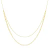 Paperclip Chain Necklace In 14K Yellow Gold, 18"