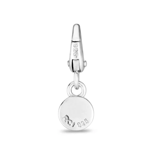 Pearl Birthstone Charm In Sterling Silver