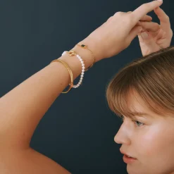 Pearl Bracelet With Vermeil Closure