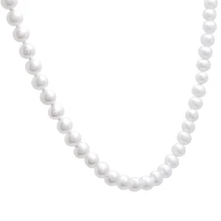 Pearl Necklace With Vermeil Closure