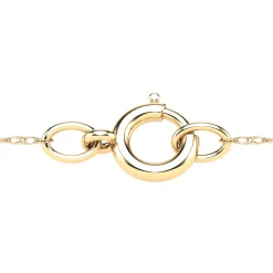 Pear-Shaped Blue Sapphire & Diamond Pendant In 14K Yellow Gold