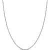 Platinum Singapore Chain, 22"