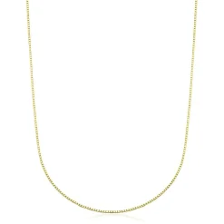 Polished Box Chain In 14K Gold, 20"