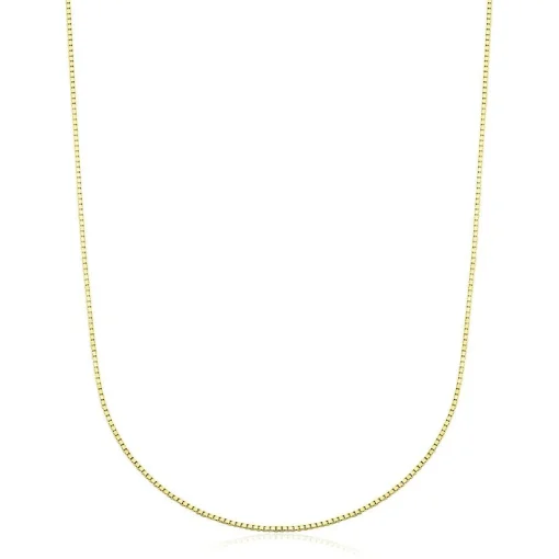 Polished Box Chain In 14K Gold, 20"