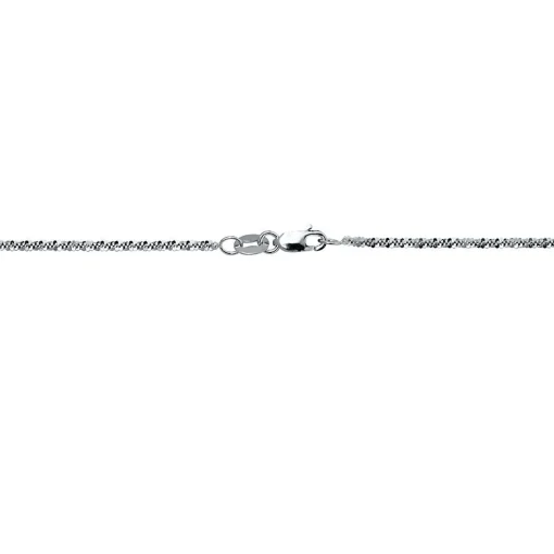 Polished Criss Cross Chain In , 18"