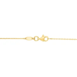 Polished Horn Necklace In 14K Yellow Gold