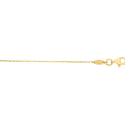 Polished Horn Necklace In 14K Yellow Gold