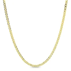 Polished Marine Chain In 14K Yellow Gold, 24"