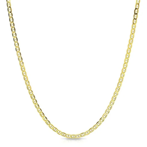 Polished Marine Chain In 14K Yellow Gold, 24"