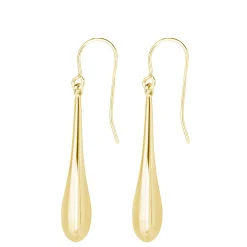 Polished Teardrop Earrings In 14K Yellow Gold