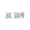 Princess-Cut Diamond Stud Earrings In 14K Gold (1/3 Ct. Tw.)