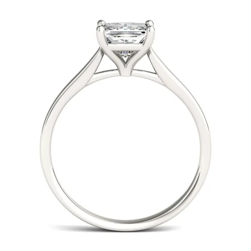 Princess-Cut Moissanite Solitaire Ring In 14K Gold (7/8 Ct. Tw.)