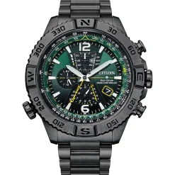 Promaster Blue Angels Navihawk Chronograph Men's Watch In Gray Ion-Plated Stainless Steel