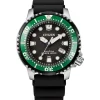 Promaster Diver Men's Watch With Polyurethane Bracelet In Sterling Silver