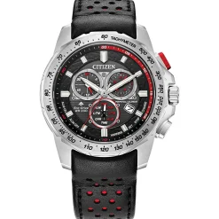 Promaster Mx Moto Series Men's Watch With Black Leather Strap