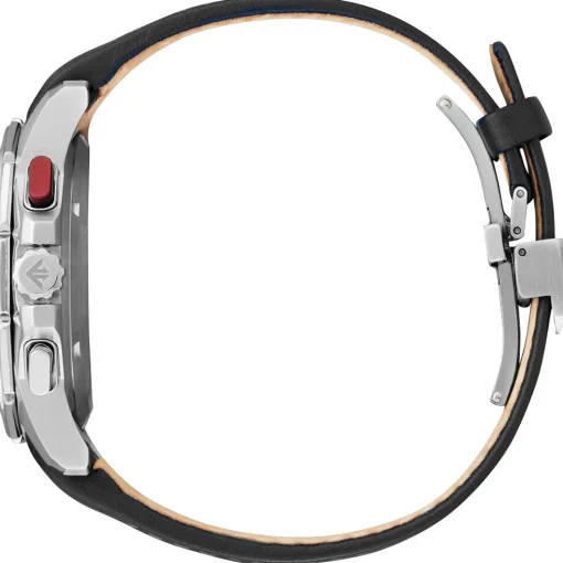 Promaster Mx Moto Series Men's Watch With Black Leather Strap