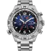 Promaster Navihawk A-T Blue Men's Watch In Stainless Steel