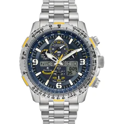 Promaster Skyhawk A-T Blue Angels Men's Watch In Titanium