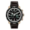 Promaster Skyhawk A-T Chronograph Men's Watch In Rose Gold-Tone Ion-Plated Stainless Steel