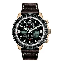 Promaster Skyhawk A-T Chronograph Men's Watch In Rose Gold-Tone Ion-Plated Stainless Steel