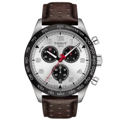 Prs 516 Chronograph Men's Watch With Leather Strap, 45Mm