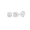 Round Diamond Illusion Stud Earrings In (1/5 Ct. Tw.)