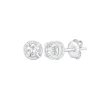 Round Diamond Illusion Stud Earrings In (1/3 Ct. Tw.)