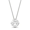 Round Moissanite Solitaire Pendant In 14K White Gold (1 Ct.)