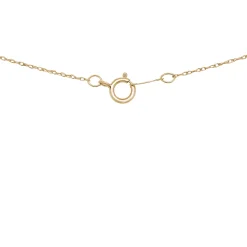 Ruby Pendant With Diamond Accents In 10K Yellow Gold
