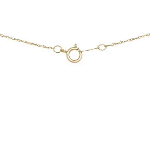 Ruby Pendant With Diamond Accents In 10K Yellow Gold
