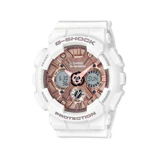 S Series Analog-Digital Women's Watch In White Resin