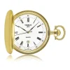 Savonnette Men's Pocket Watch In Brass Ion-Plated Stainless Steel, 48.5Mm