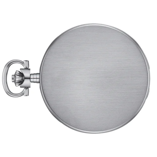 Savonnette Men's Pocket Watch In Stainless Steel With Blue Gradient Dial, 49Mm