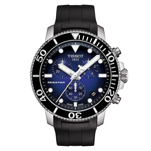 Seastar 1000 Blue Chronograph Men's Watch