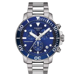Seastar 1000 Blue Chronograph Men's Watch