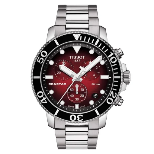 Seastar 1000 Chronograph Men's Watch In Stainless Steel, 45Mm