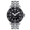 Seastar 1000 Powermatic 80 Black Men's Watch In Stainless Steel, 43Mm