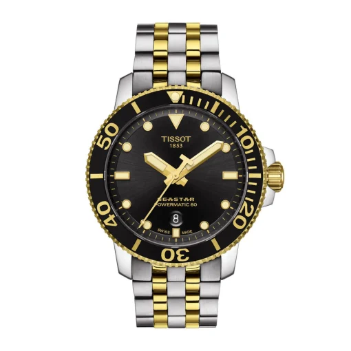 Seastar 1000 Powermatic 80 Men's Watch In Two-Tone Stainless Steel, 43Mm