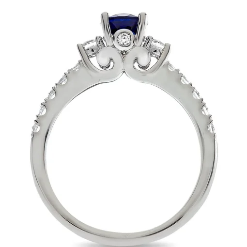 Shades Of Love™ Sapphire & 1/2 Ct. Tw. Diamond Ring In 14K White Gold