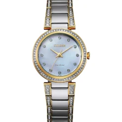 Silhouette Crystal Women's Watch In Two-Tone Ion-Plated Stainless Steel